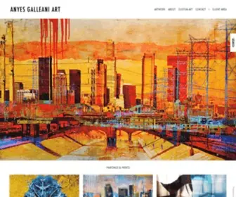 Galleani-ART.com(Anyes Galleani Art) Screenshot