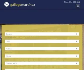 Gallegomartinez.com(Comprar y Alquilar Piso en Huesca) Screenshot