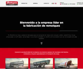 Gallegos.com.mx(Gallegos Trailers) Screenshot