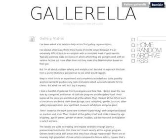 Gallerella.com(Makeartthinksmart) Screenshot