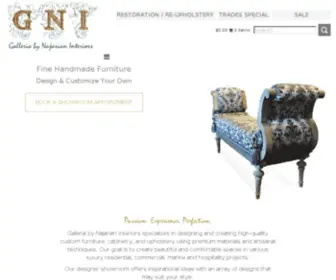 Galleria-Gni.com(Custom Made Wood Furniture & Interior Decor) Screenshot