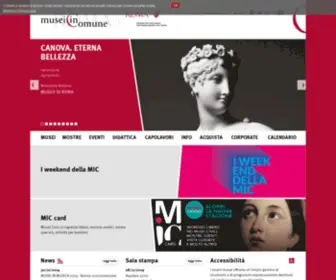 Galleriaartemodernaroma.it(Galleria d'Arte Moderna) Screenshot