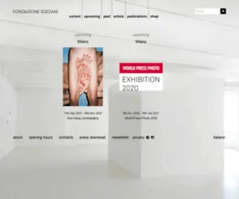 Galleriacarlasozzani.org(Fondazione Sozzani) Screenshot