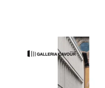 Galleriacavour.it(Galleria Cavour) Screenshot