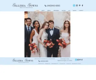 Galleriagowns.net(Galleria Gowns Bridal & Formal Boutique) Screenshot