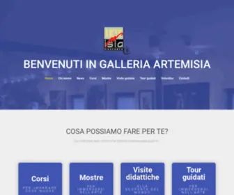 Galleriartemisia.com(Alla scoperta di nuovi orizzonti) Screenshot