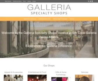 Galleriaspecialtyshops.com(Galleria Specialty Shops) Screenshot