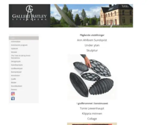Galleriastley.com(Måleri) Screenshot
