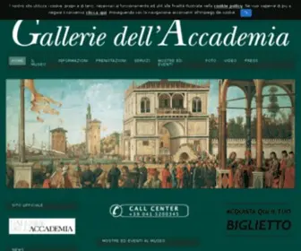 Gallerieaccademia.org(Gallerie dell'Accademia) Screenshot