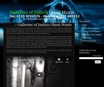 Galleriesofjustice.com(Galleries of Justice Museum) Screenshot