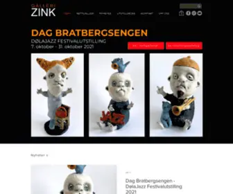 Gallerizink.no(Kunst på nett) Screenshot
