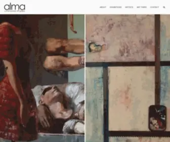 Galleryalma.com(Alma Contemporary Art Gallery) Screenshot