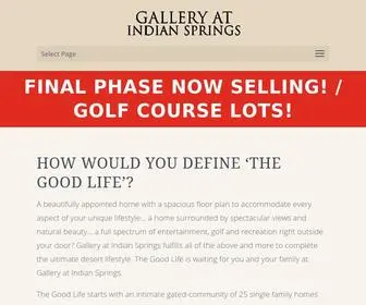 Galleryatindiansprings.info(Gallery at Indian Springs) Screenshot