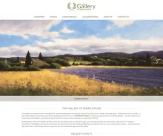 Galleryatsomessound.com(The Gallery At Somes Sound) Screenshot