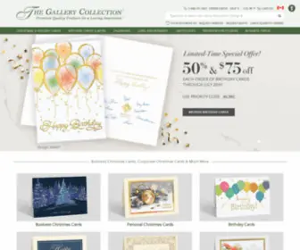 Gallerycollection.ca(The Gallery Collection Business and Personal Greeting Cards) Screenshot