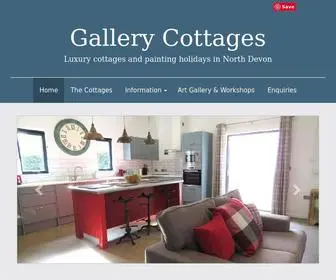 Gallerycottages.co.uk(Luxury holiday cottages and painting holidays in North Devon. Gallery Cottages) Screenshot