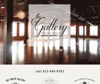 Galleryeventfacility.com(The Gallery) Screenshot