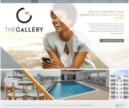 Galleryghana.com(The Gallery) Screenshot