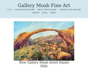 Gallerymoab.com(Cooperative Fine Art Gallery) Screenshot