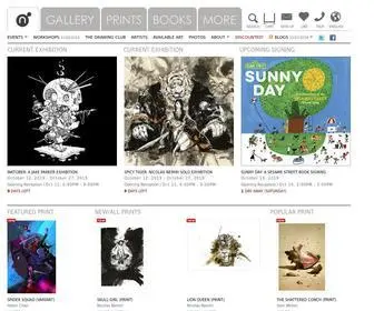 Gallerynucleus.com(Art Gallery and Store) Screenshot