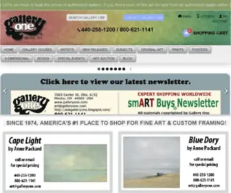 Galleryone.com(Gallery One Fine Art and Custom Framing) Screenshot