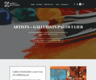 Galleryparticulier.org(Gallery Particulier) Screenshot