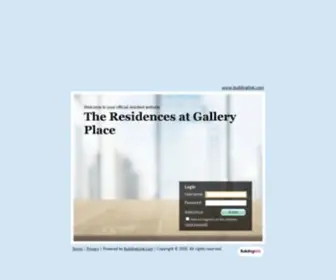 Galleryplaceresidents.com(The Residences at Gallery Place Residents Website) Screenshot