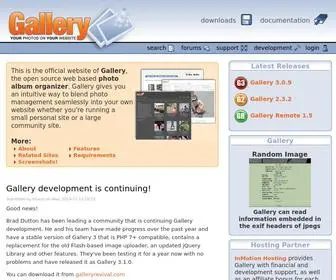 Galleryproject.org(Menalto) Screenshot