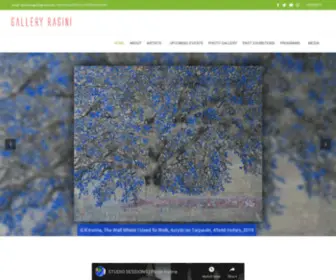 Galleryragini.com(Contemporary, Modern and Traditional Indian art gallery) Screenshot