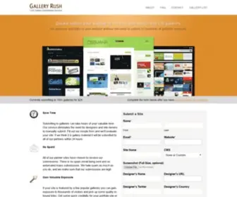 Galleryrush.com(CSS Gallery Submission Service) Screenshot