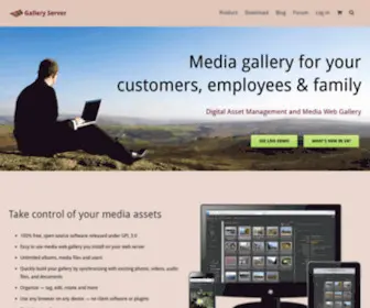 Galleryserverpro.com(Gallery Server) Screenshot