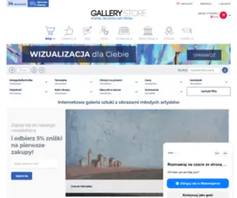 Gallerystore.pl(Internetowa galeria sztuki) Screenshot