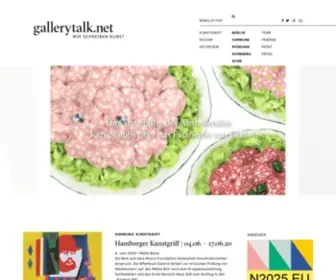 Gallerytalk.net(Künstlergespräch) Screenshot