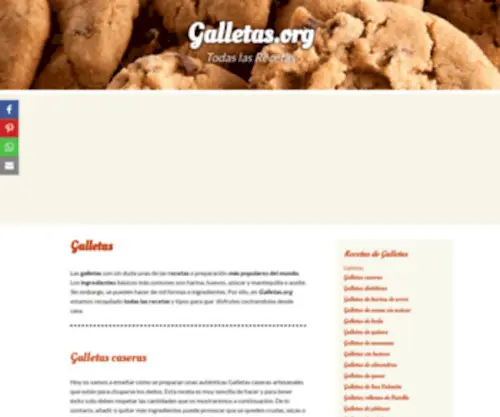 Galletas.org(Como hacer Todas las Recetas) Screenshot