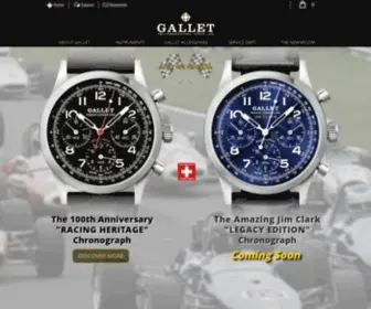 Galletwatch.com(Official Gallet Chronograph) Screenshot