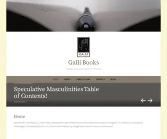 Galli-Books.co.uk(Socially Conscious Speculative Fiction) Screenshot