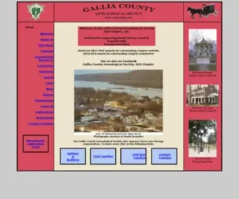 Galliagenealogy.org(Genealogy Soc) Screenshot