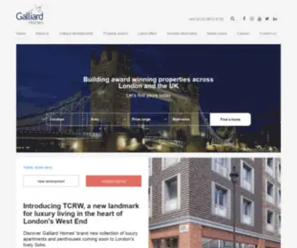 Galliard-Homes.com(Galliard Homes) Screenshot