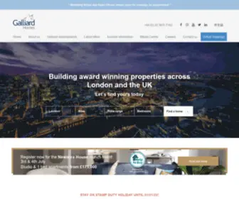 Galliardconstruction.com(Galliard Homes) Screenshot