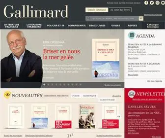 Gallimard.fr(Le site des Éditions Gallimard) Screenshot