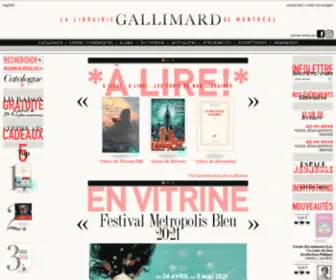 Gallimardmontreal.com(Accueil) Screenshot