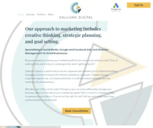 Gallivandigital.com(Digital Marketing) Screenshot