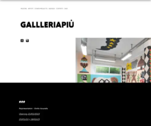 Gallleriapiu.com(Gallleriapiù) Screenshot