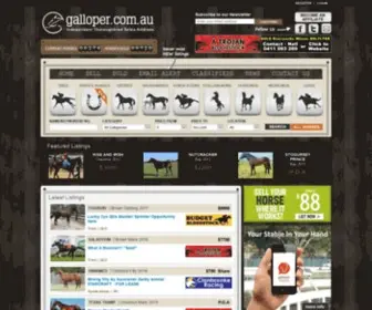 Galloper.com.au(Horses for Sale) Screenshot