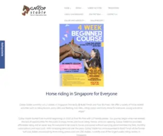 Gallopstable.com(Gallop Stable) Screenshot