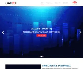 Galloptos4Hana.com(A complete solution for the fastest SAP S/4HANA conversion) Screenshot