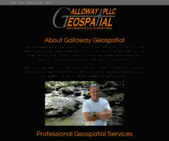 Gallowaygis.com(Galloway Geospatial Informatics and Surveying) Screenshot