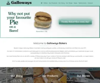 Gallowaysbakers.co.uk(Wigan Bakery) Screenshot