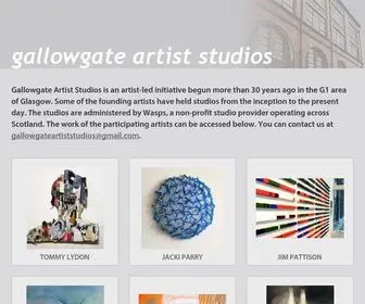 Gallowgateartiststudios.co.uk(Gallowgate Artist Studios) Screenshot