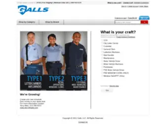 Gallspostal.com(Galls Postal) Screenshot